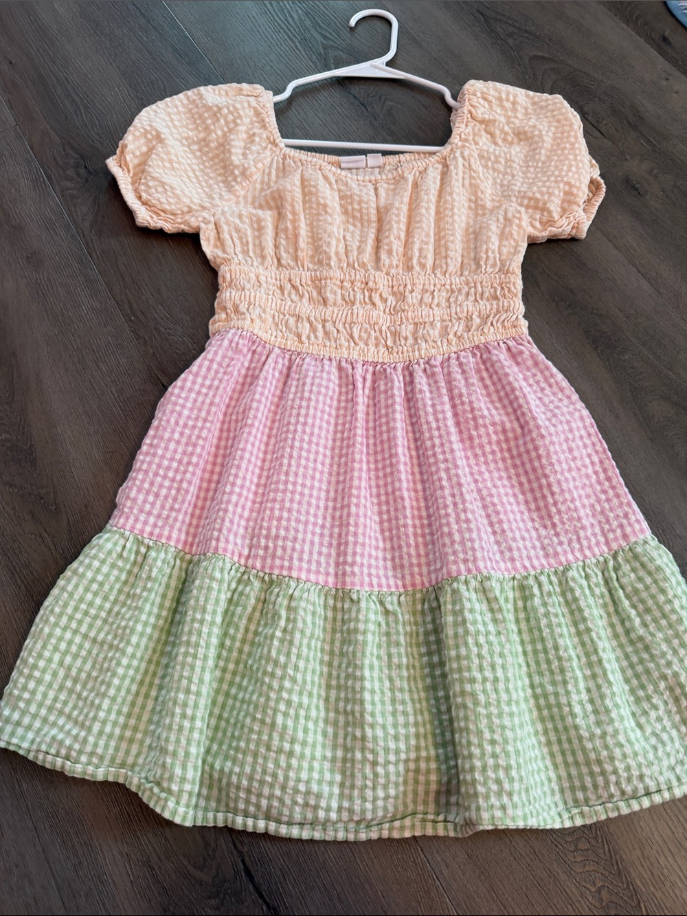 Gap kids pastel gingham dress! Size 10